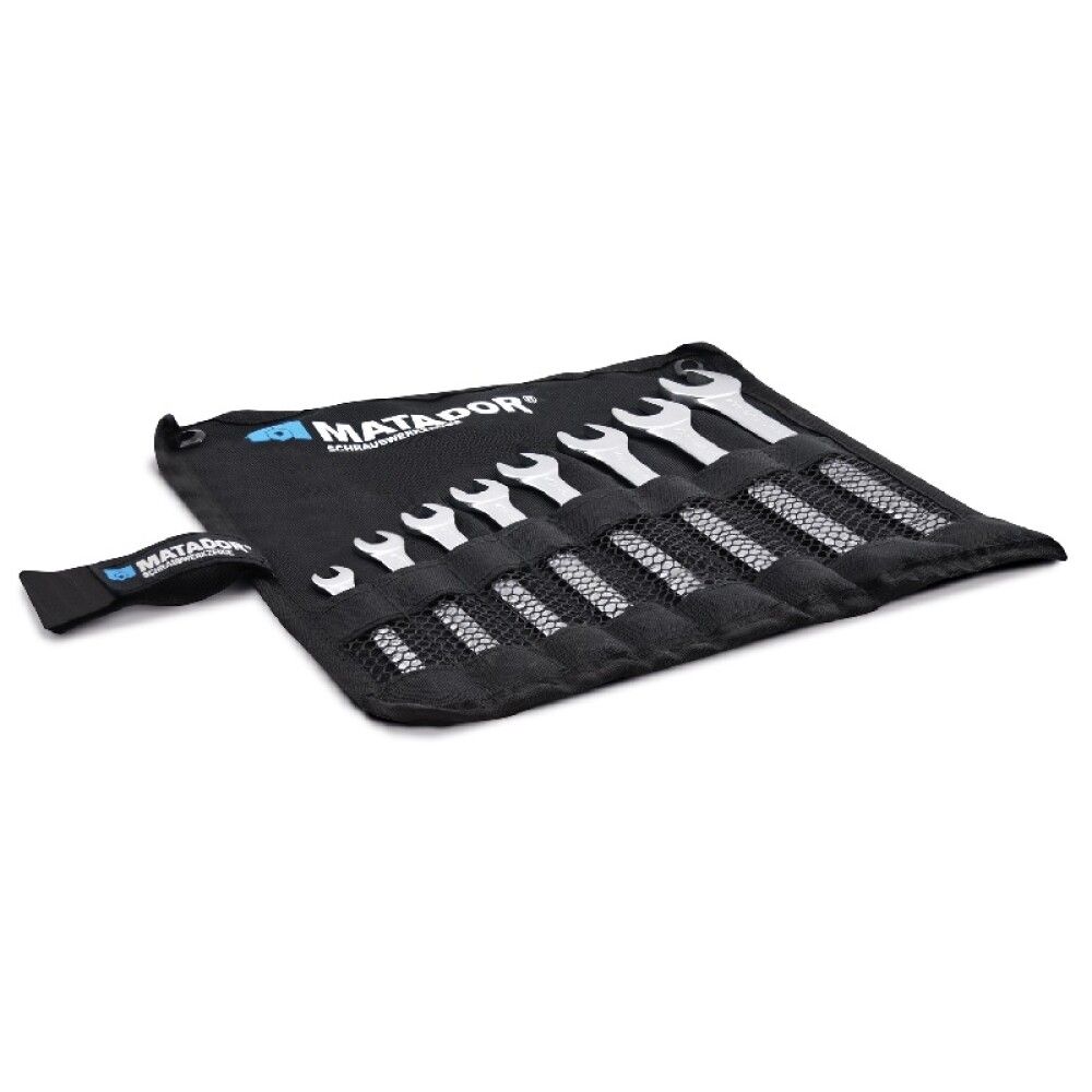 SKIFTENØKKELSETT MATADOR FAST DOBBEL 8 DELER 6-22MM