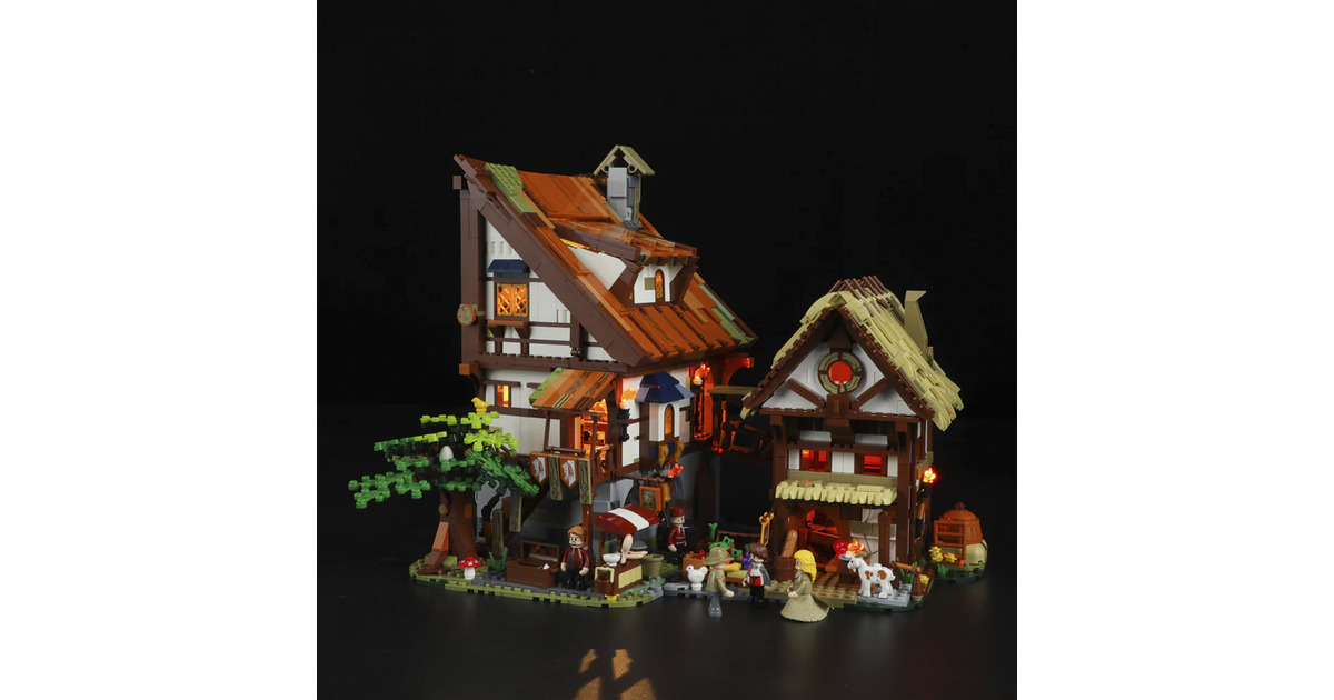 LumibricksMiddle Ages - Medieval Market Constructiespeelgoed  (F9015)