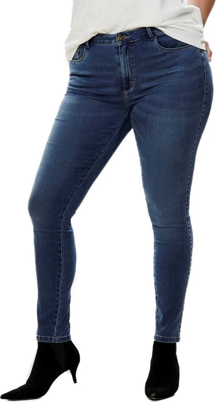 ONLY - Carmakoma Caraugusta Hw SK DNM Jeans - Blauw - Denim