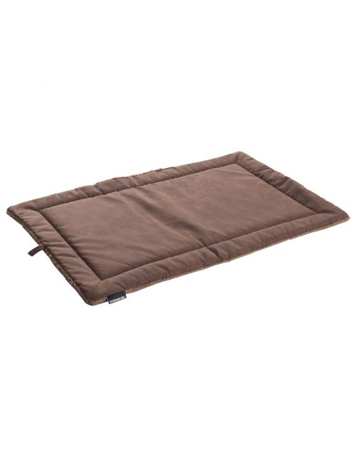 Maxxnobel Benchkussen Nubuck Lederlook\/Teddy Bruin - Hondenbenchkussen