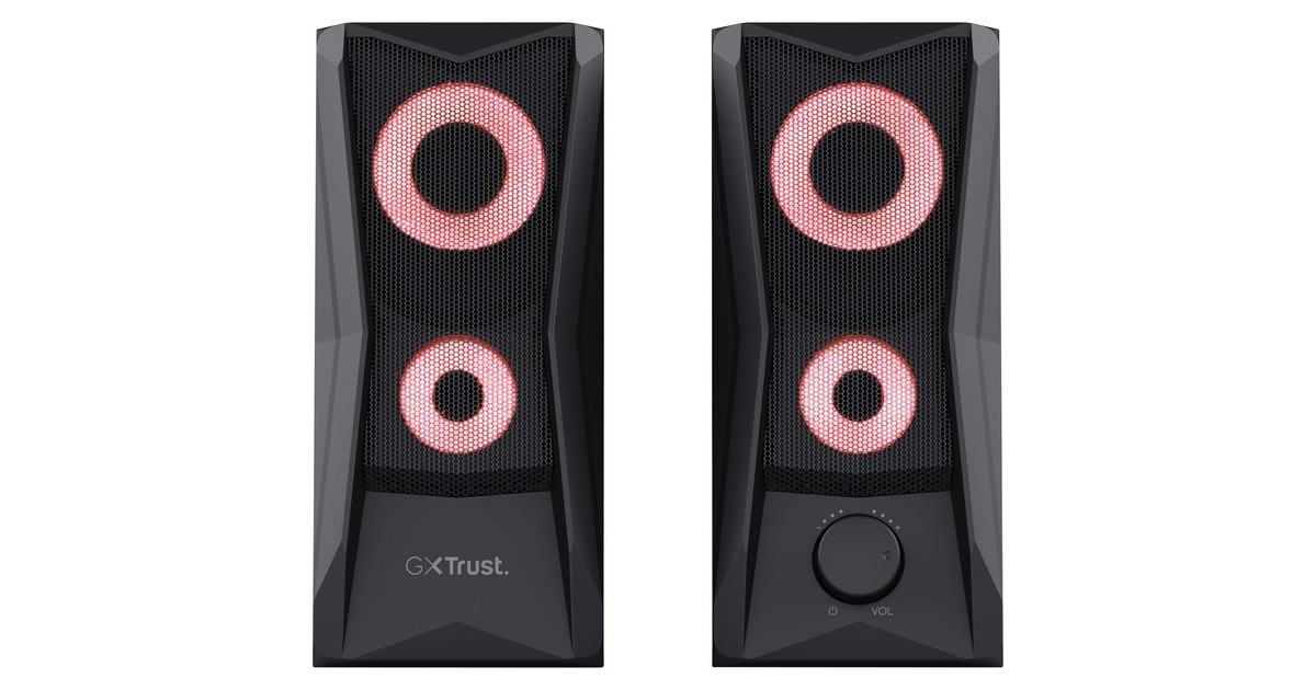TrustGXT 606 Javv RGB Verlichte 2.0 Speakerset pc-luidspreker  (Zwart)