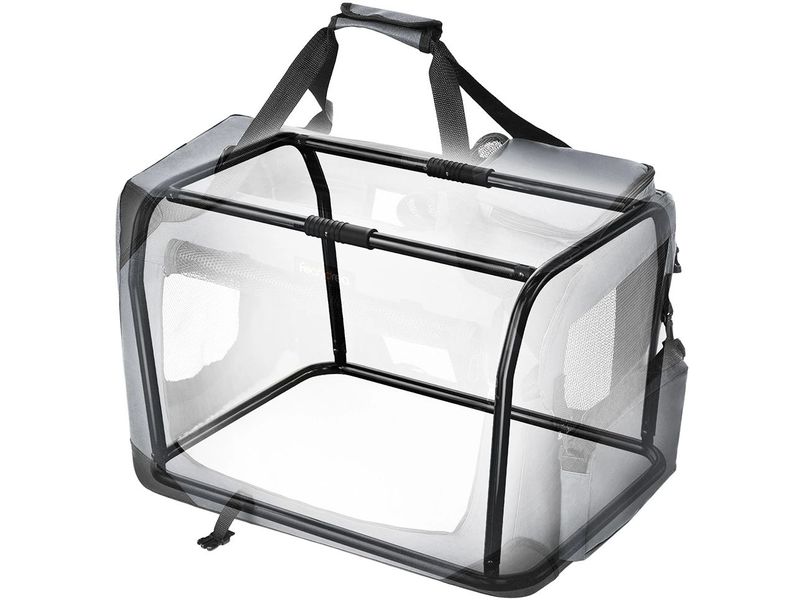 Feandrea Transportbox für Hunde & Katzen S Tierbox zum Tragen von Haustieren