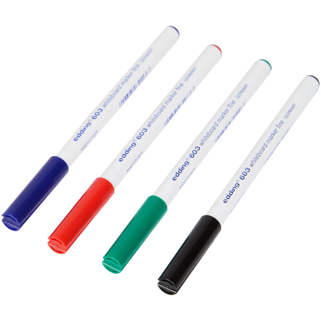 Edding whiteboard markers 4 stuks