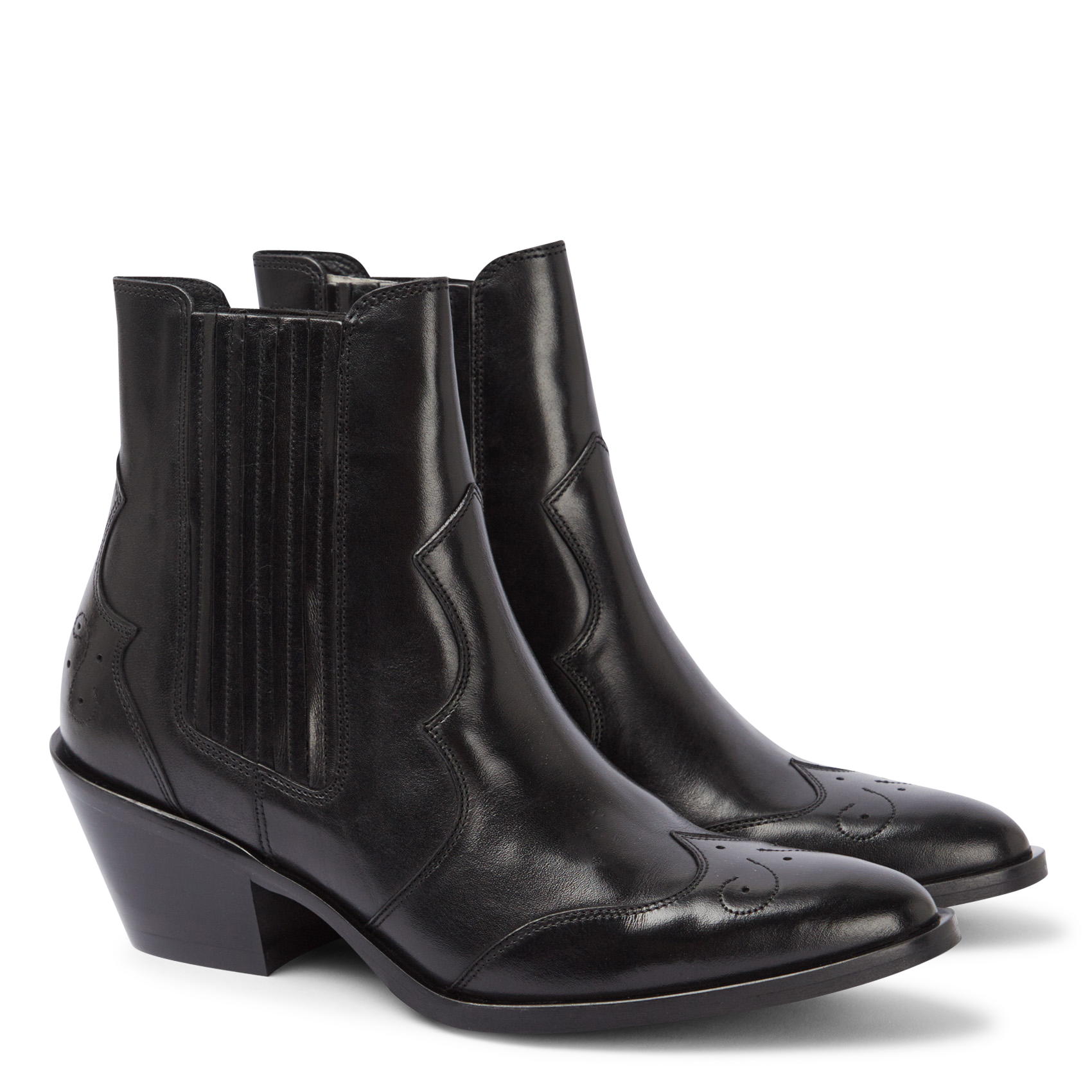 CARRIE - Boots en cuir | Noir