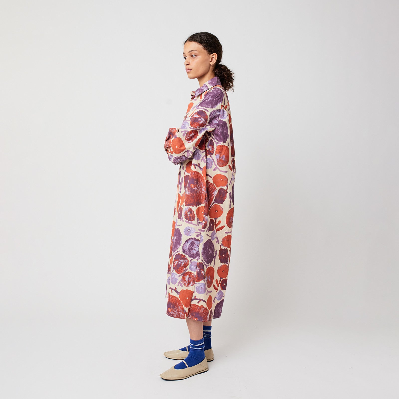 Adult Kleid Dahlia Pattern Multicolor