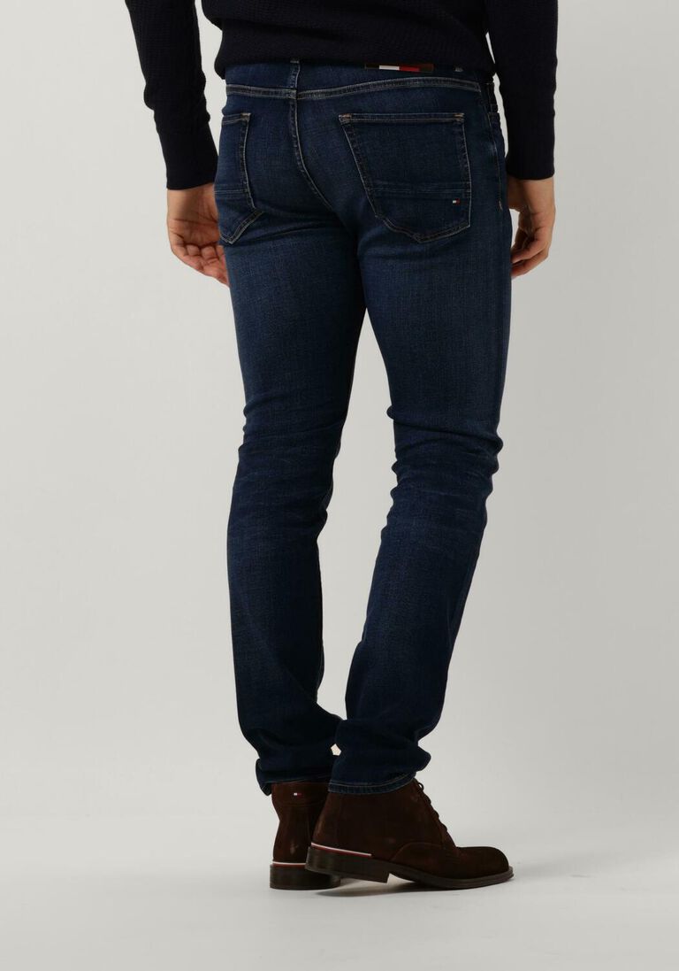 TOMMY HILFIGER donkerblauwe tommy hilfiger slim fit jeans slim bleecker pstr morton indigo