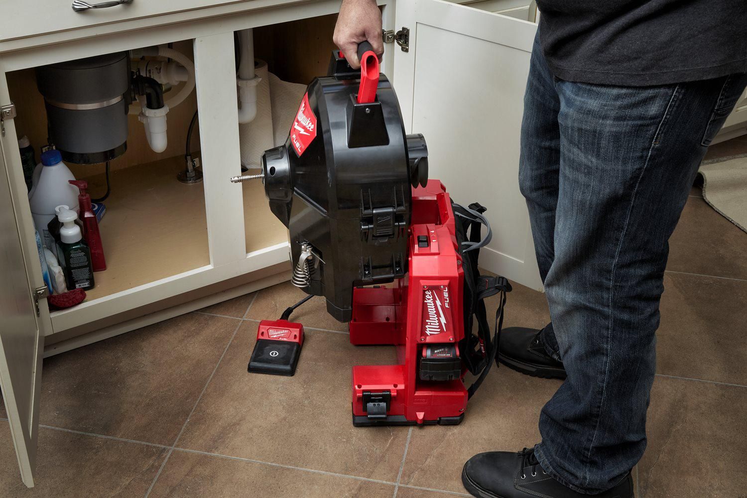 Milwaukee M18 FUEL™ FFSDC16-0 Ontstoppingsmachine 16mm 18V Basic Body - 4933459709