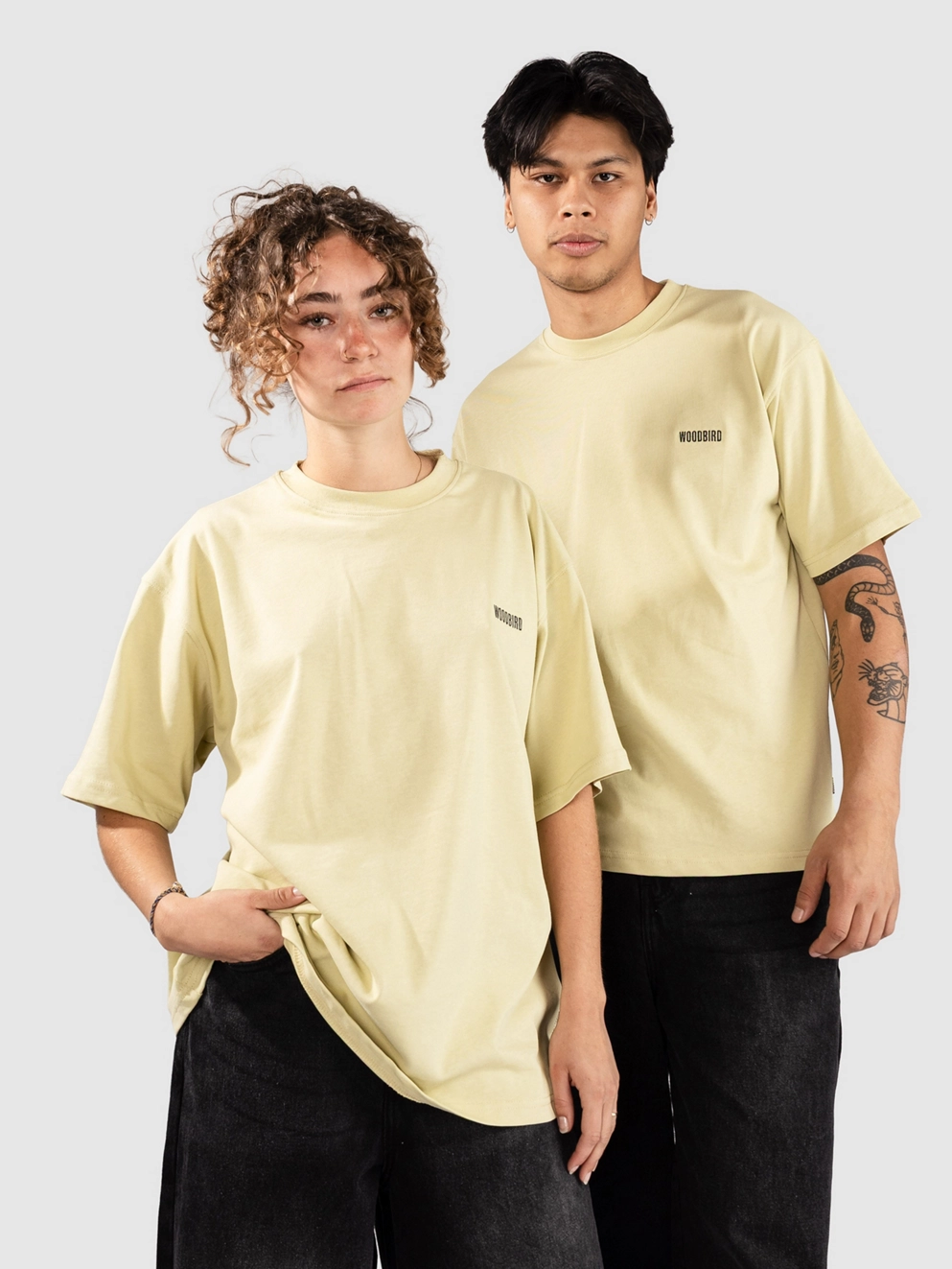 Woodbird WBBaine Fortune T-Shirt dusty lime