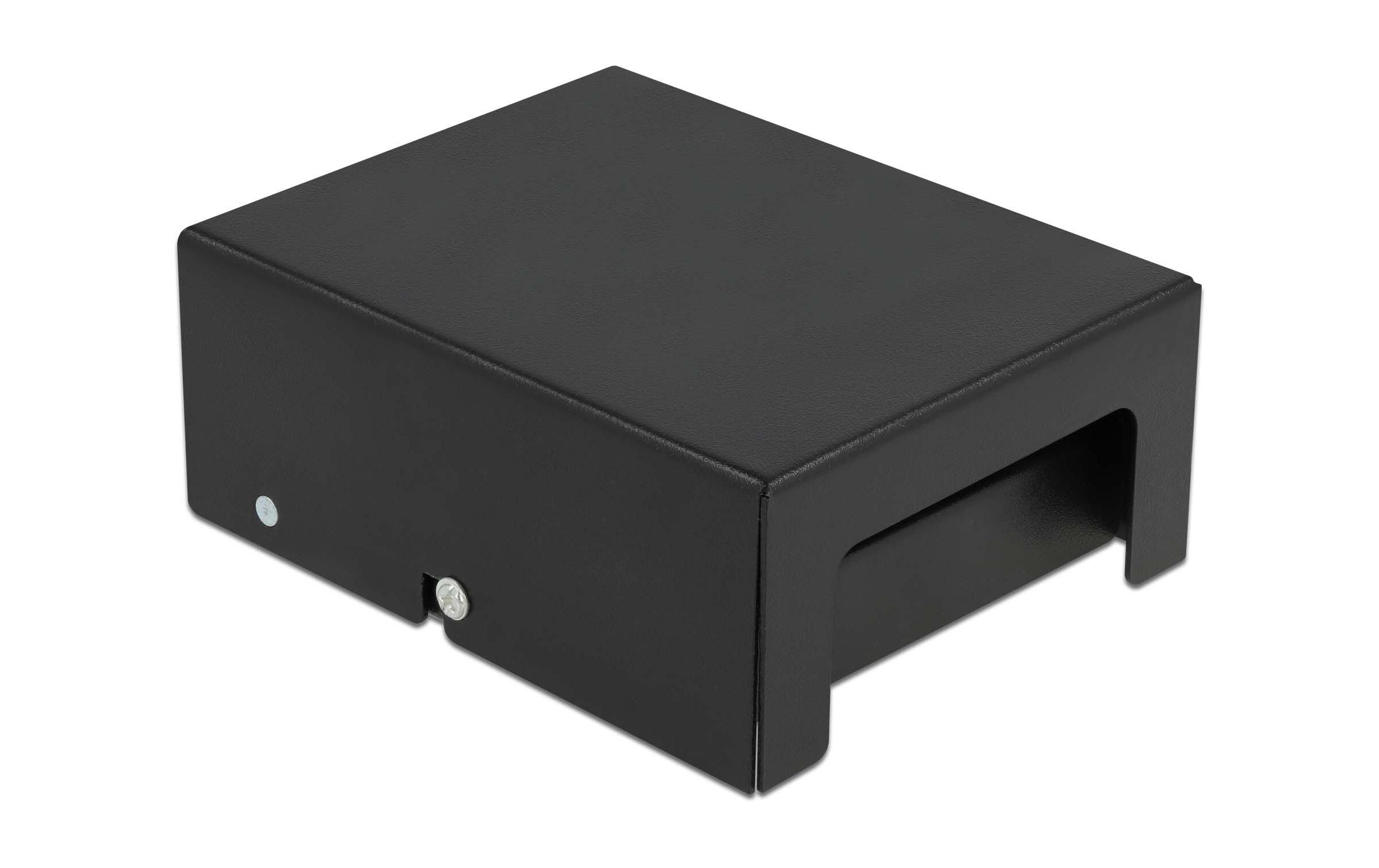Gehäuse Keystone Patchpanel 4 Port schwarzKeystone Patchpanel 4 Port schwarz