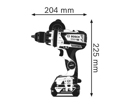 Bosch Professional GSB 18V-110 C accu-slagboormachine, zonder accu en lader