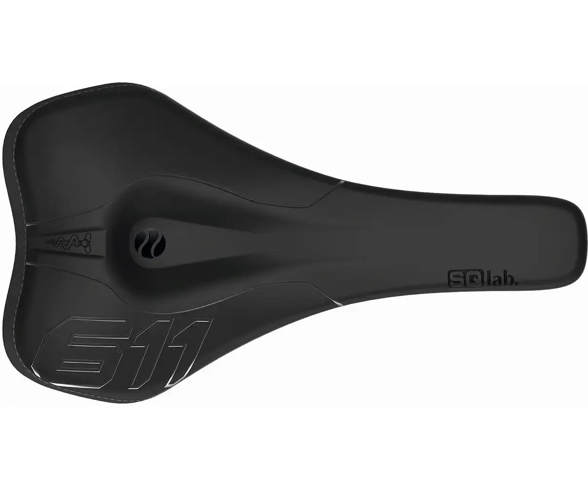 SQlab 611 Ergowave Carbon Fietszadel Zwart