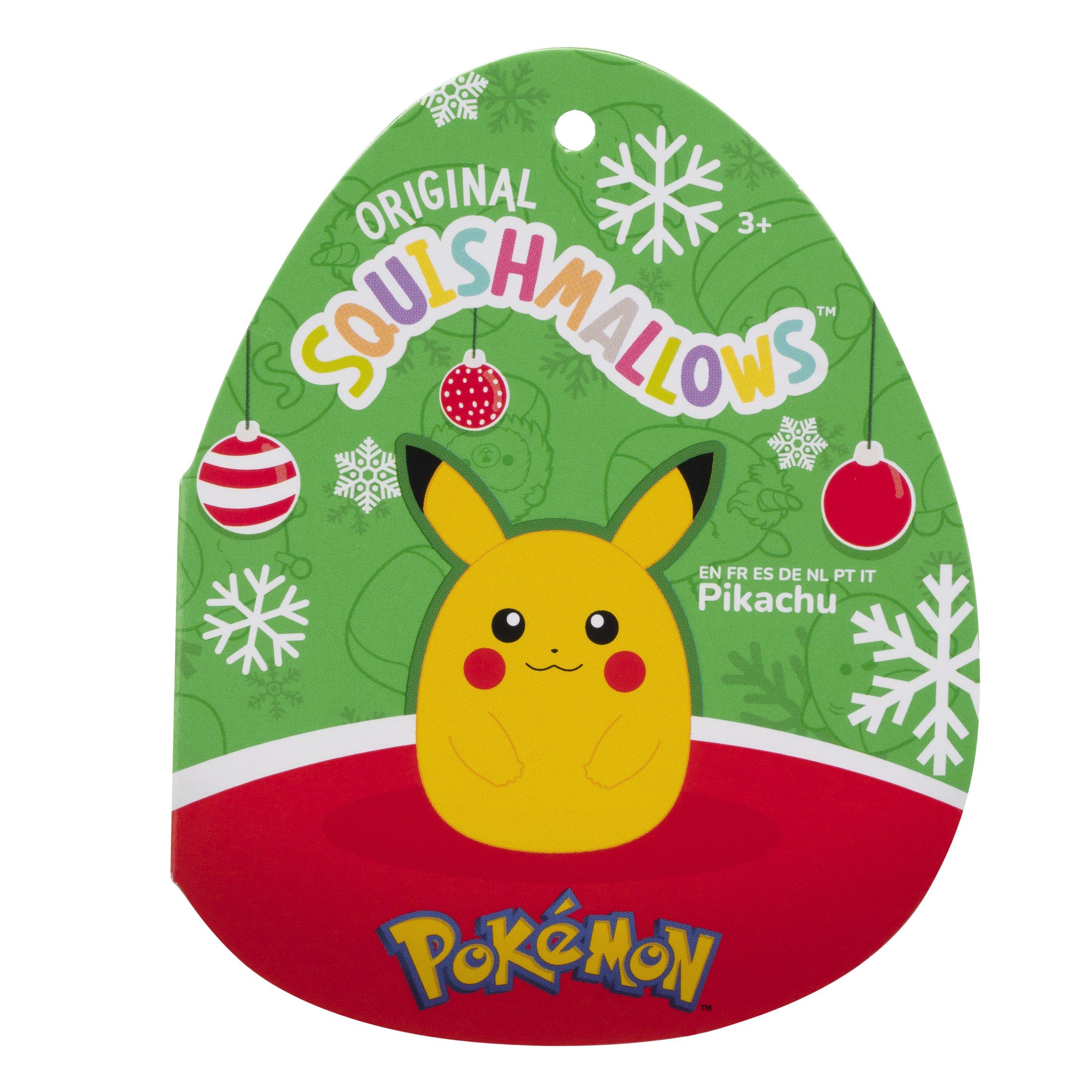 Squishmallows Original 14 Inch Holiday Pikachu Pokémon Plush