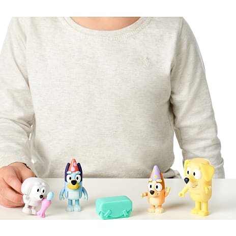 Bluey figurer 4-pak