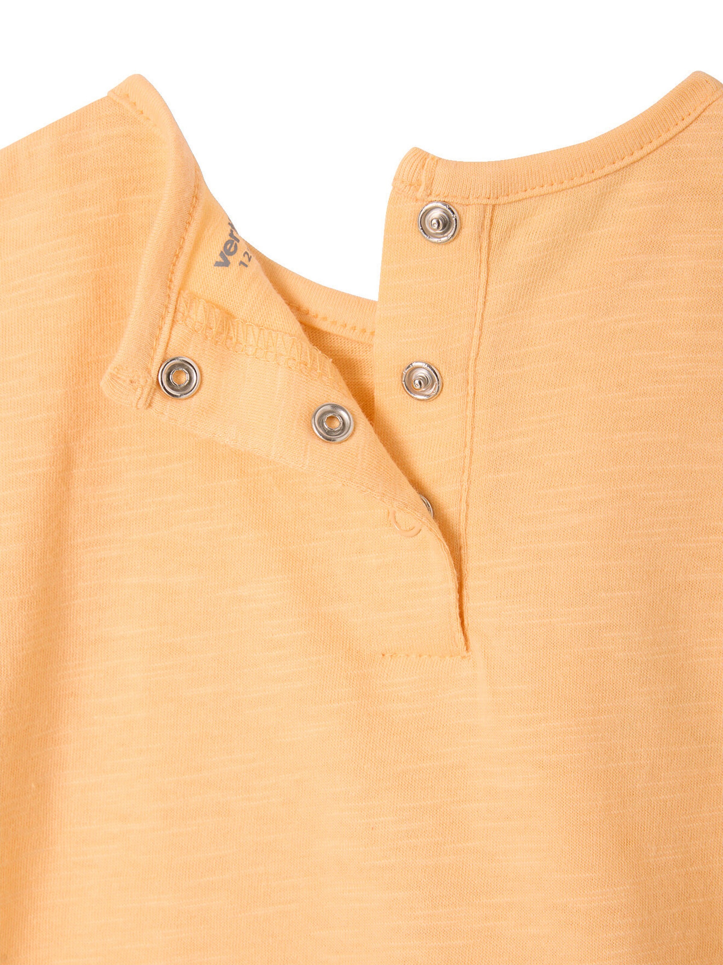 Vertbaudet Bio-Kollektion: Baby T-Shirt mit Meeres-Motiven aprikose