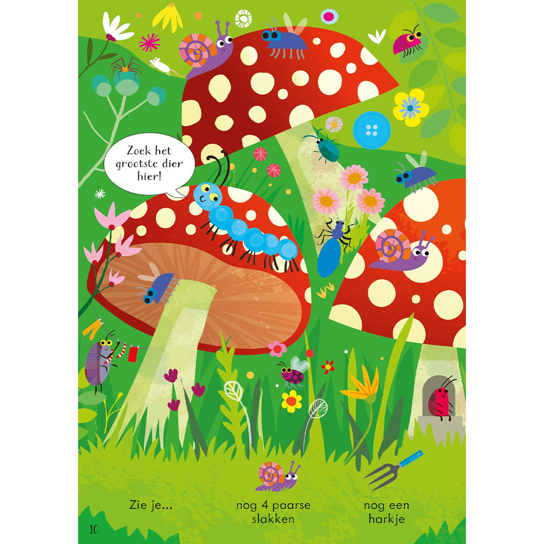 Uitgeverij usborne zoek & vind in het bos