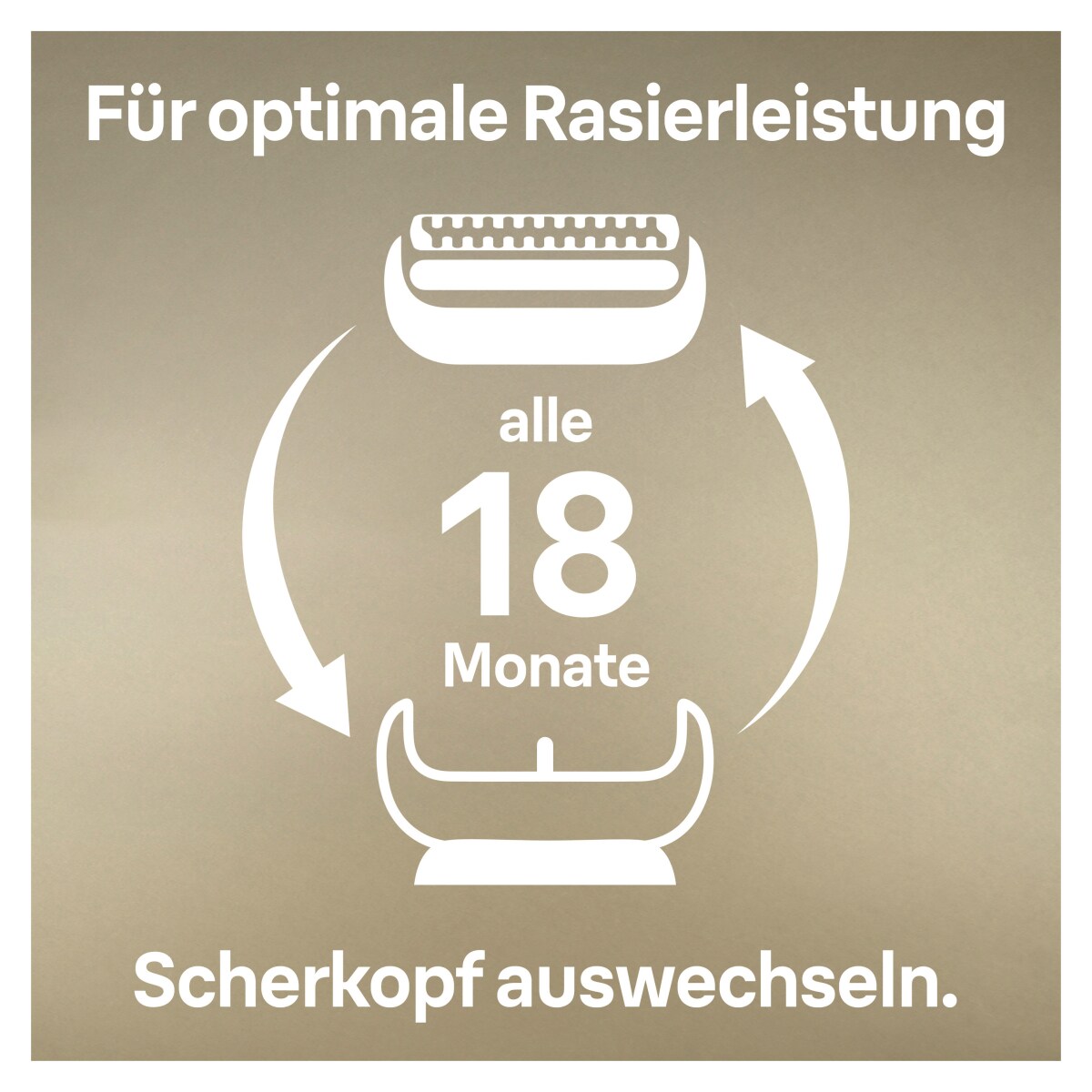 Braun Elektrorasierer Ersatzscherteil 94M, Silber