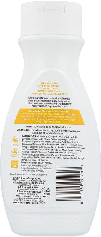 Palmers - Shea Formula - Bodylotion - Hydratatie - 400ml