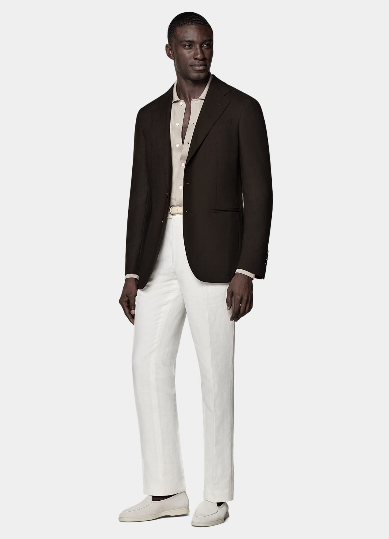 Blazer Havana coupe Tailored marron foncé