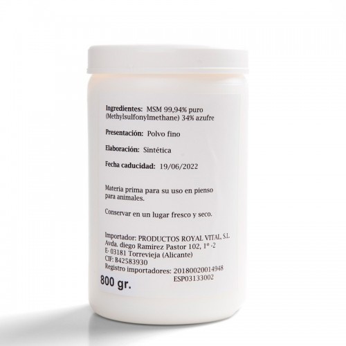 Minerais Royal Vital Pure MSM para Cães e Gatos