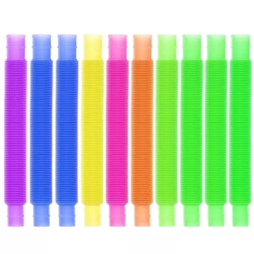 10-Pak - Pop Tube - Fidget Toys - Leketøy / Sensorisk