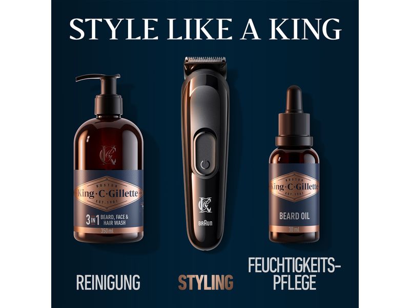 King C. Gillette Elektrischer Barttrimmer Barttrimmer