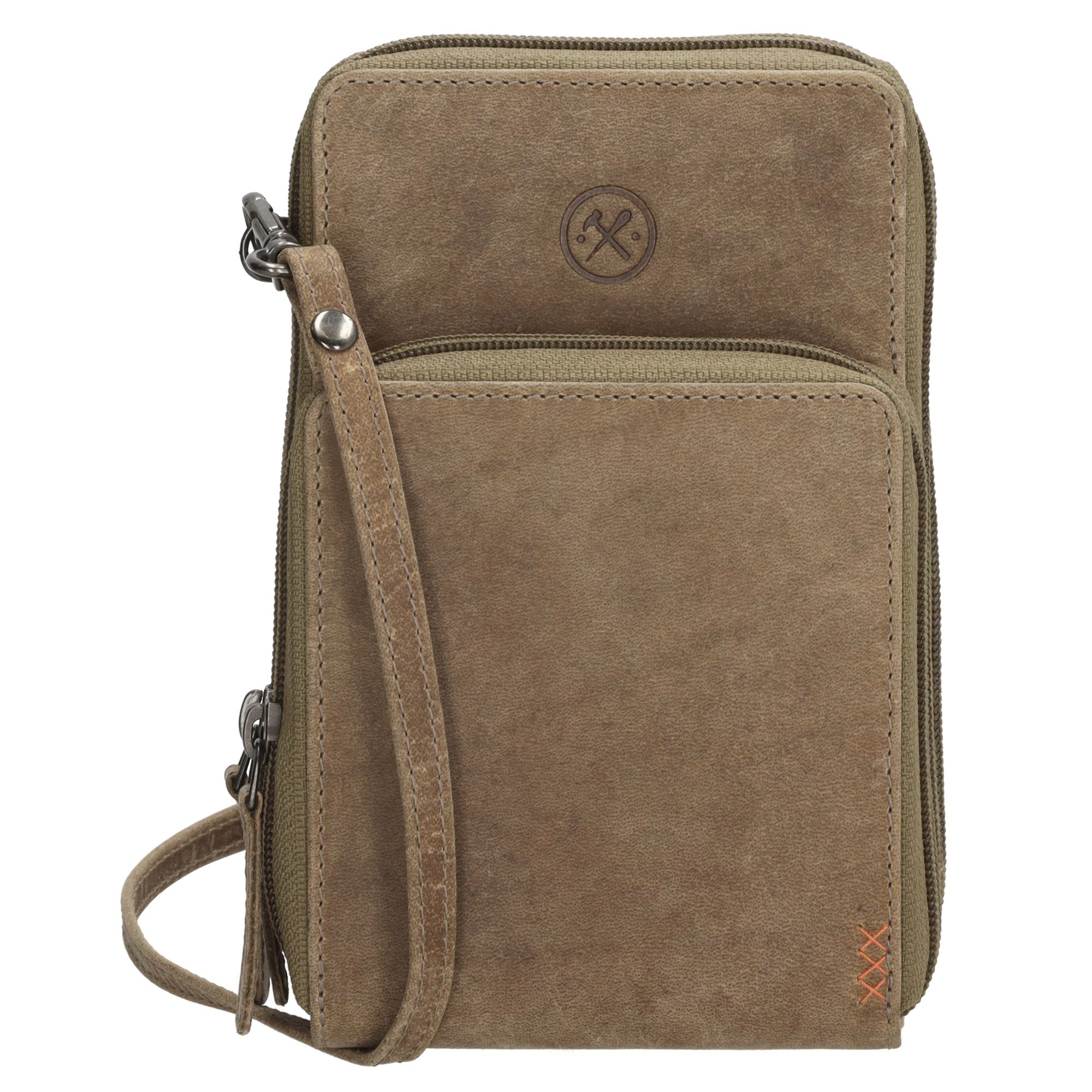 Hide & Stitches Idaho Telefoontasje Donkerzand
