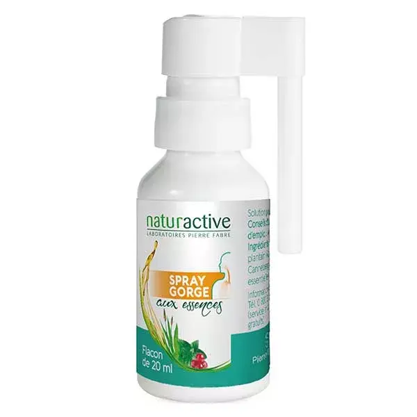 Spray para garganta Naturaactive ENT, aroma de cranberry e banana-da-terra, 20ml