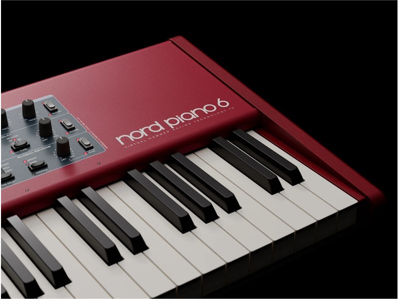 Clavia Nord Stage Piano Nord Piano 6 – 73 Tasten Stagepiano mit 73 gewichteten Tasten