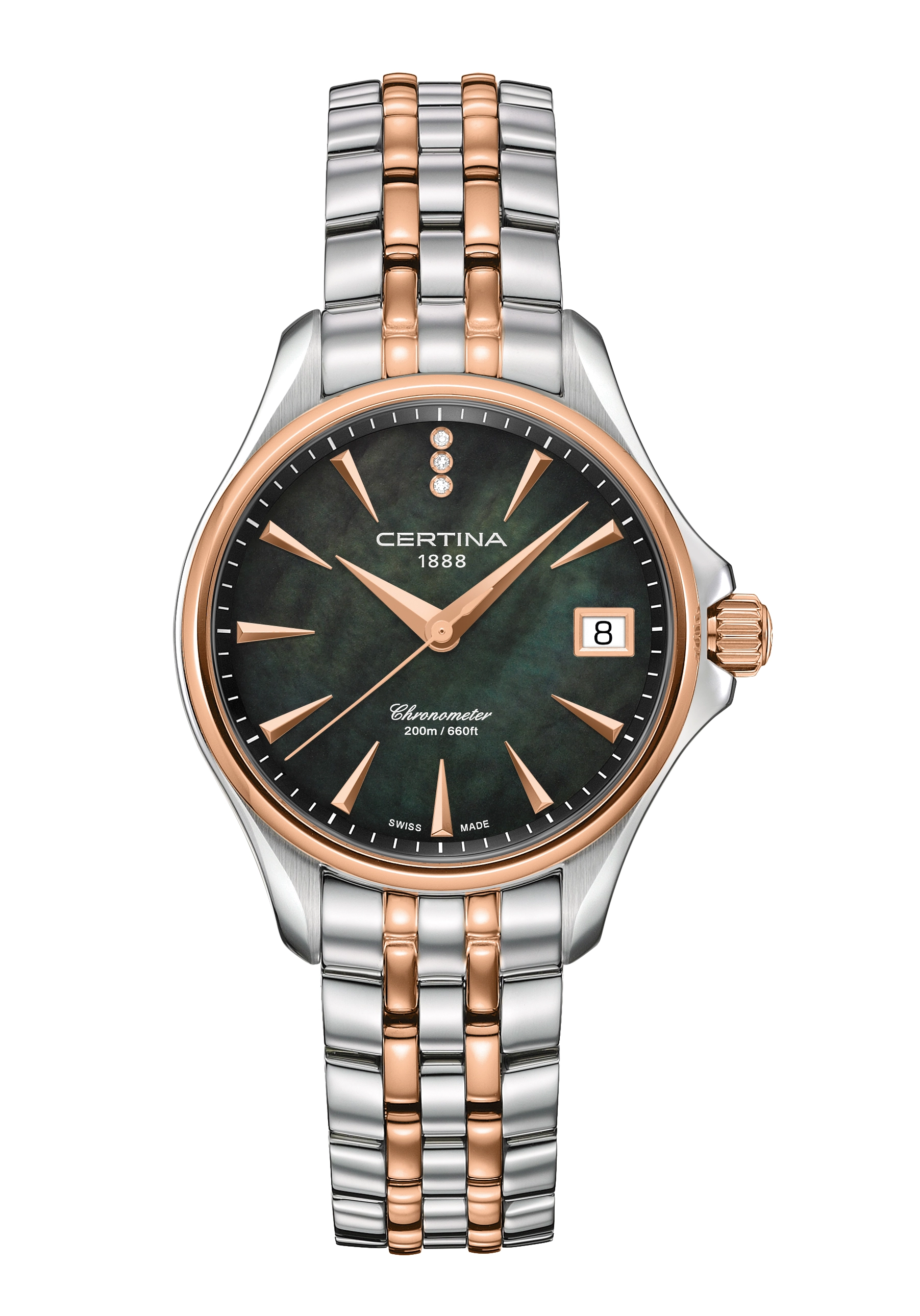 Certina DS Action Diamonds Damenuhr Bicolor