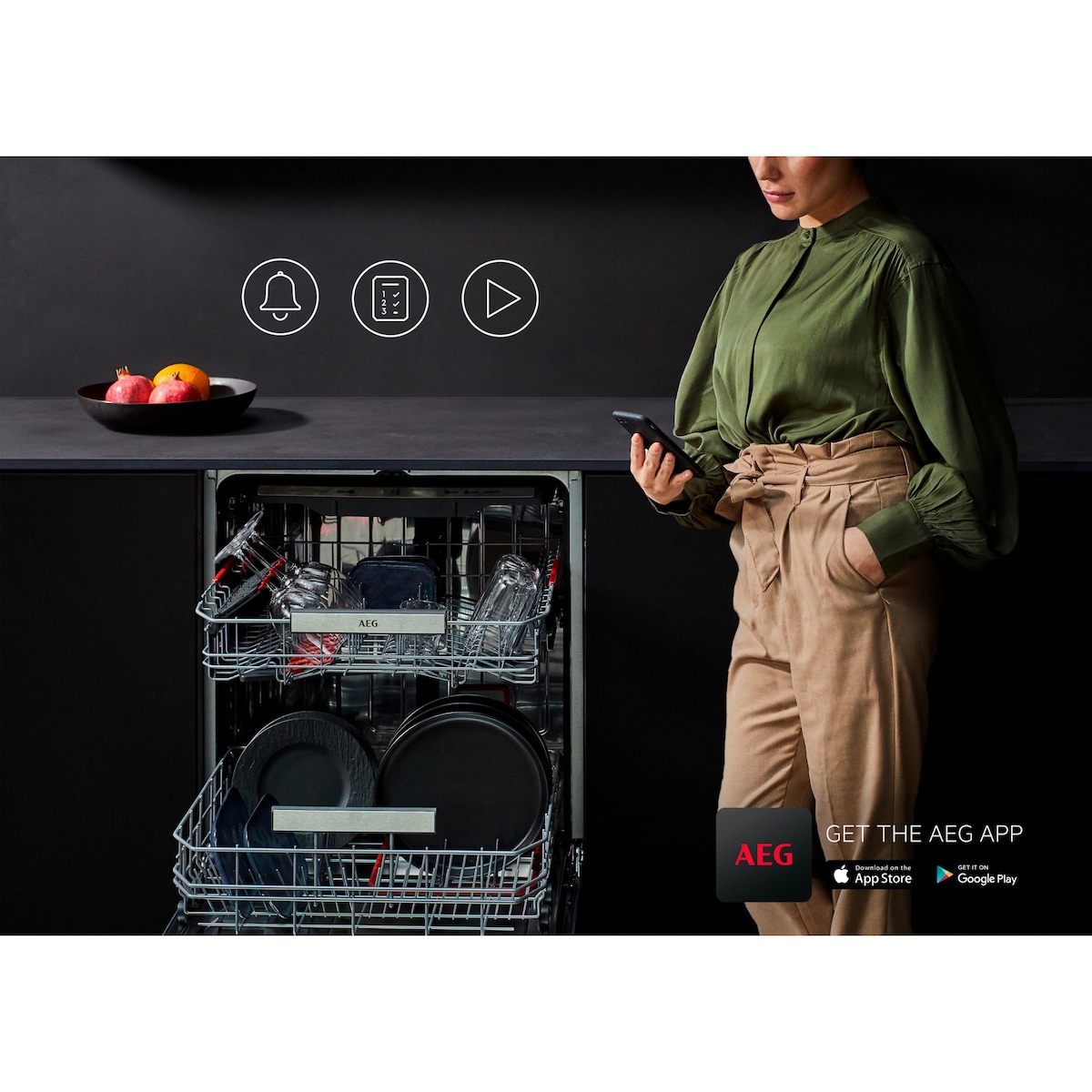 AEG Oppvaskmaskin FSE85708P Helintegrert