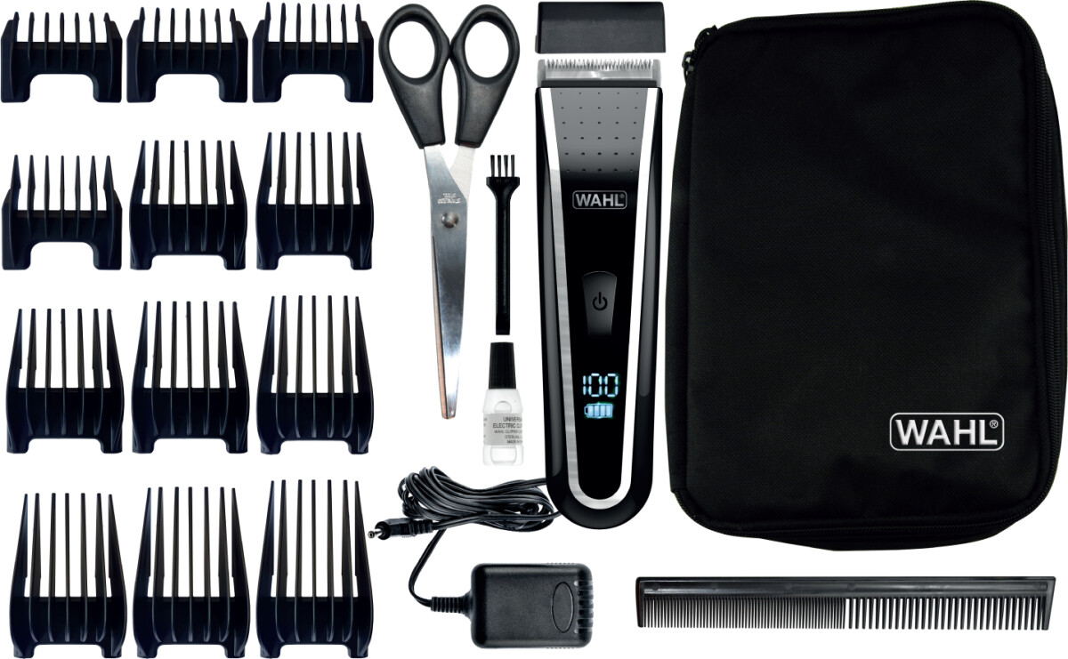 Wahl Hårtrimmer - 1902 Lithium Pro - Sort