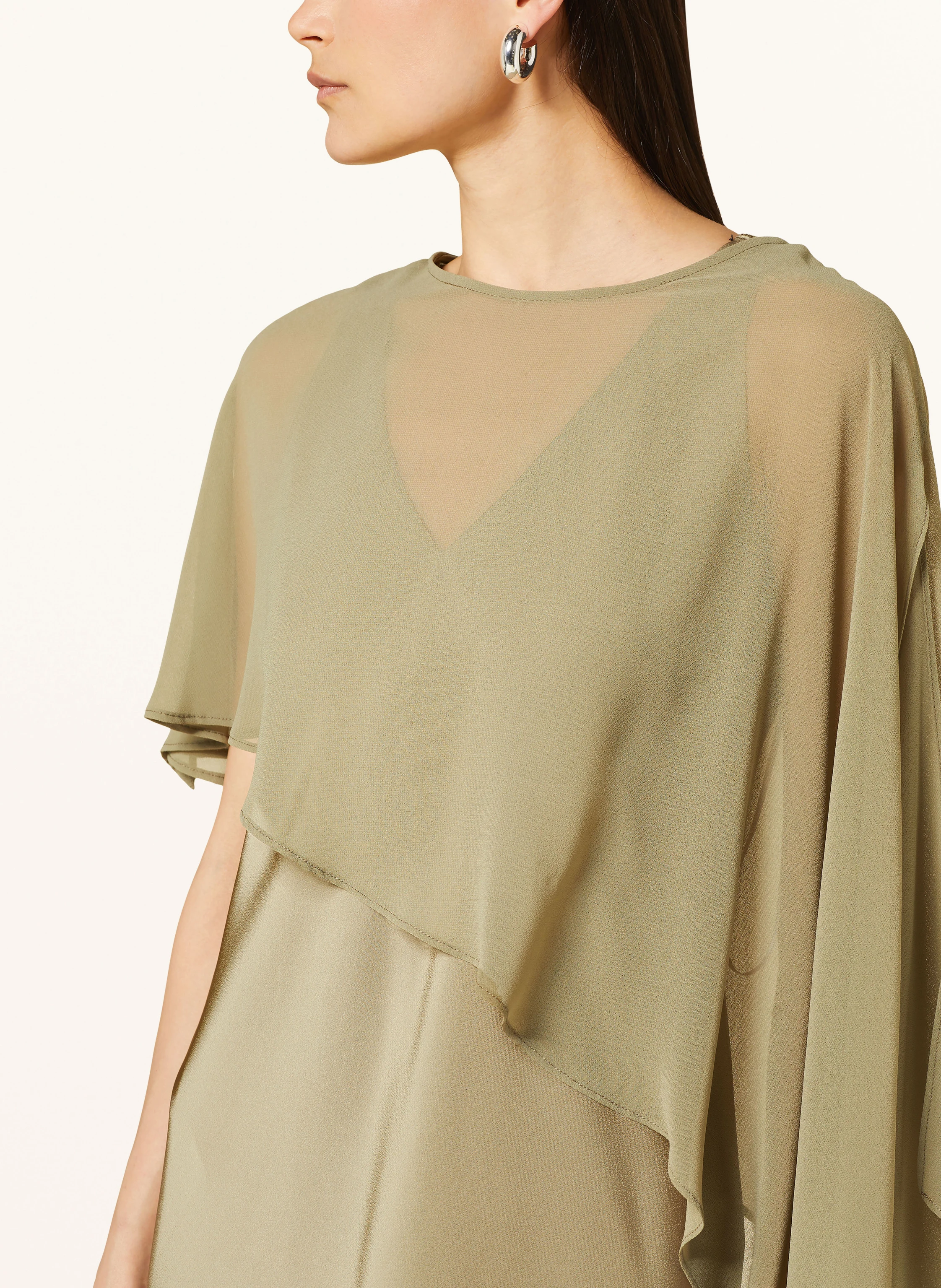 V by Vera Mont Satinkleid mit Cape