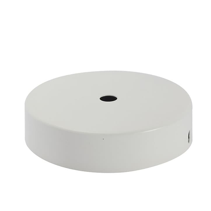 Pavillon métallique Chacon blanc Ø10 x H. 2,5 cm