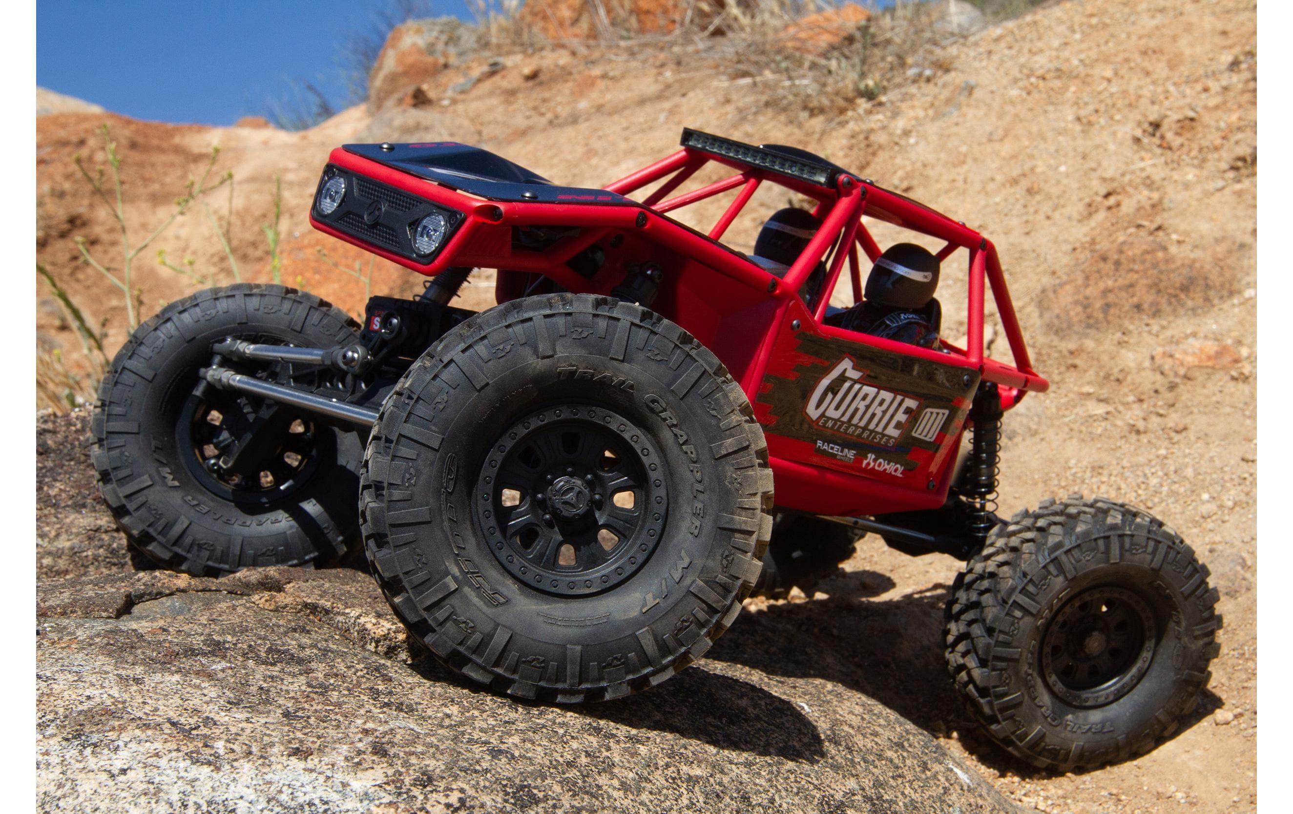 Rock Crawler Capra 4WS, Rot, 1:10, ARTR<br>Unlimited Trail Buggy mit Allrad Lenkung