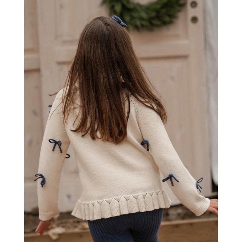 Køb Hanevild Ivory More Bows Sweater