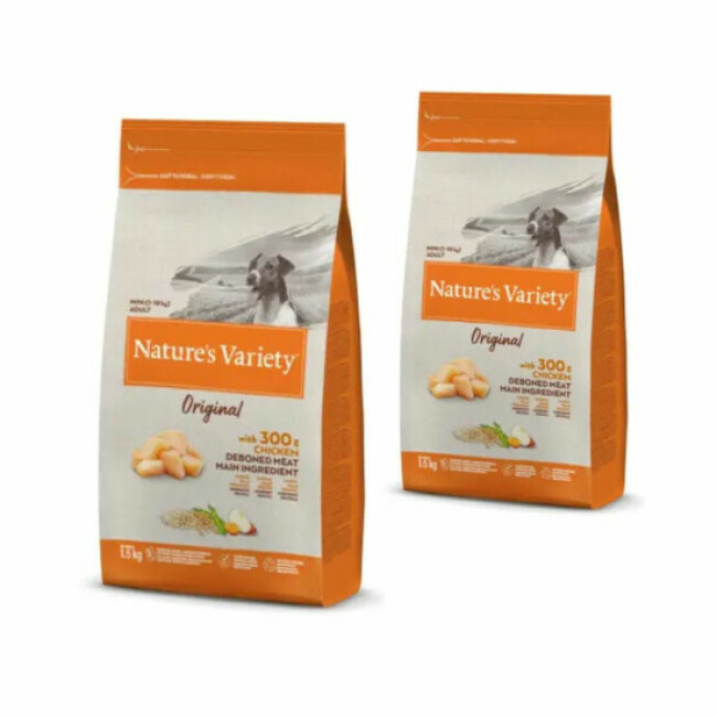 Croquettes pour chien Nature's Variety Original Mini Adult Poulet