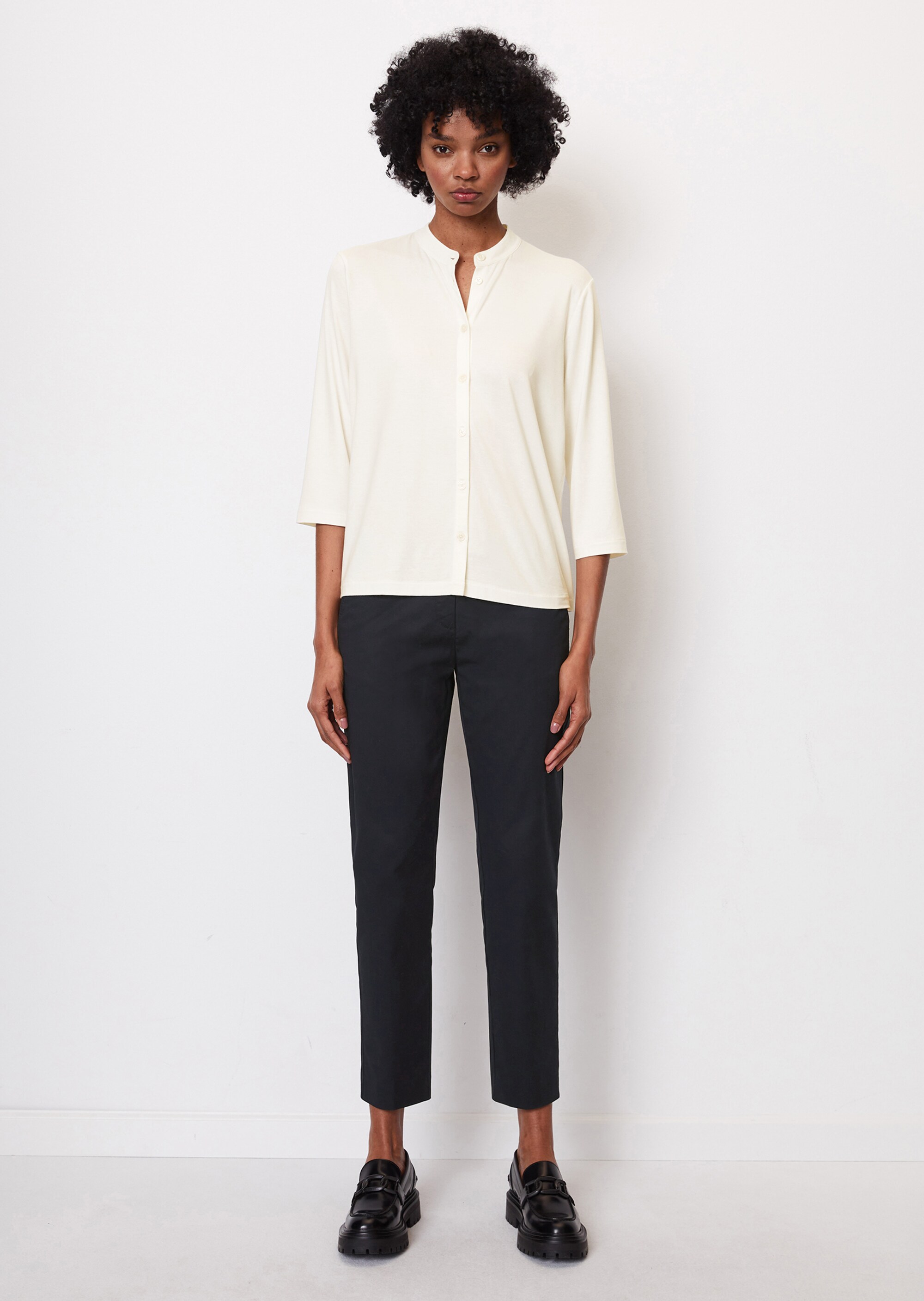Jerseybluse loose aus LENZING™ ECOVERO™