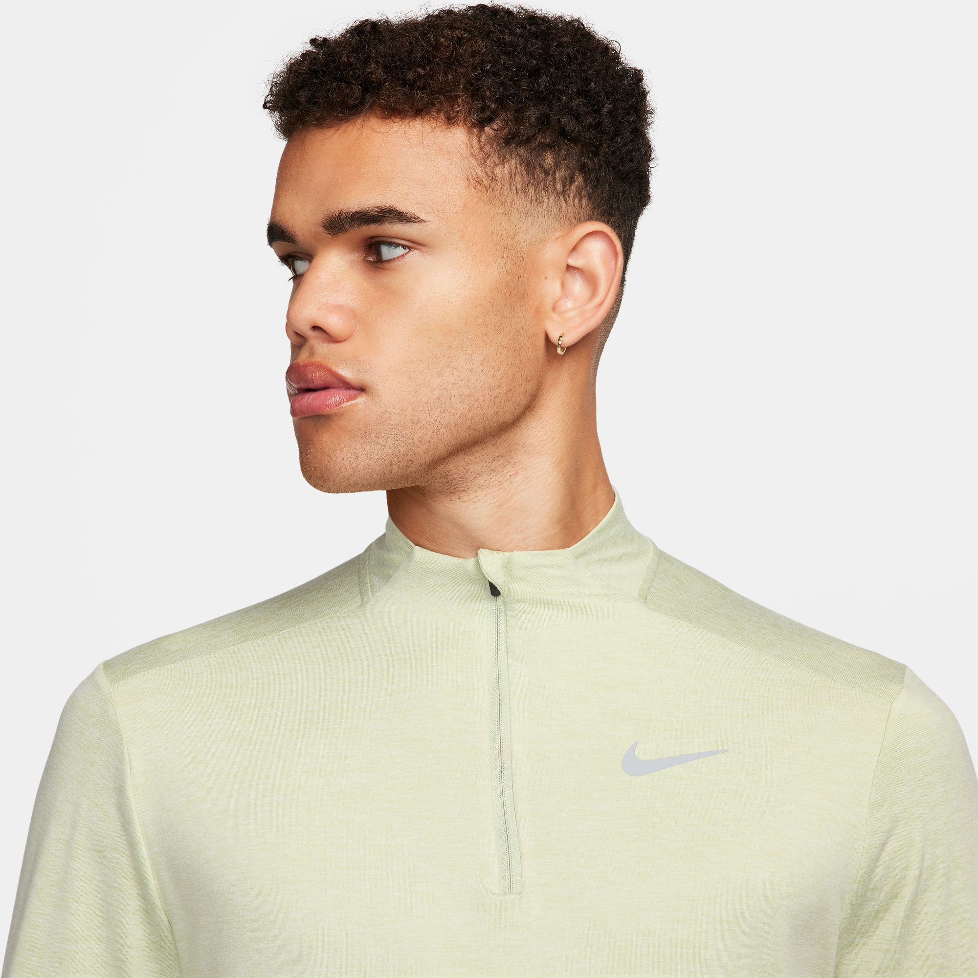 Dri-FIT Element 1/2-Zip Herre 371/Olive Aura/Sea Glass/Heather