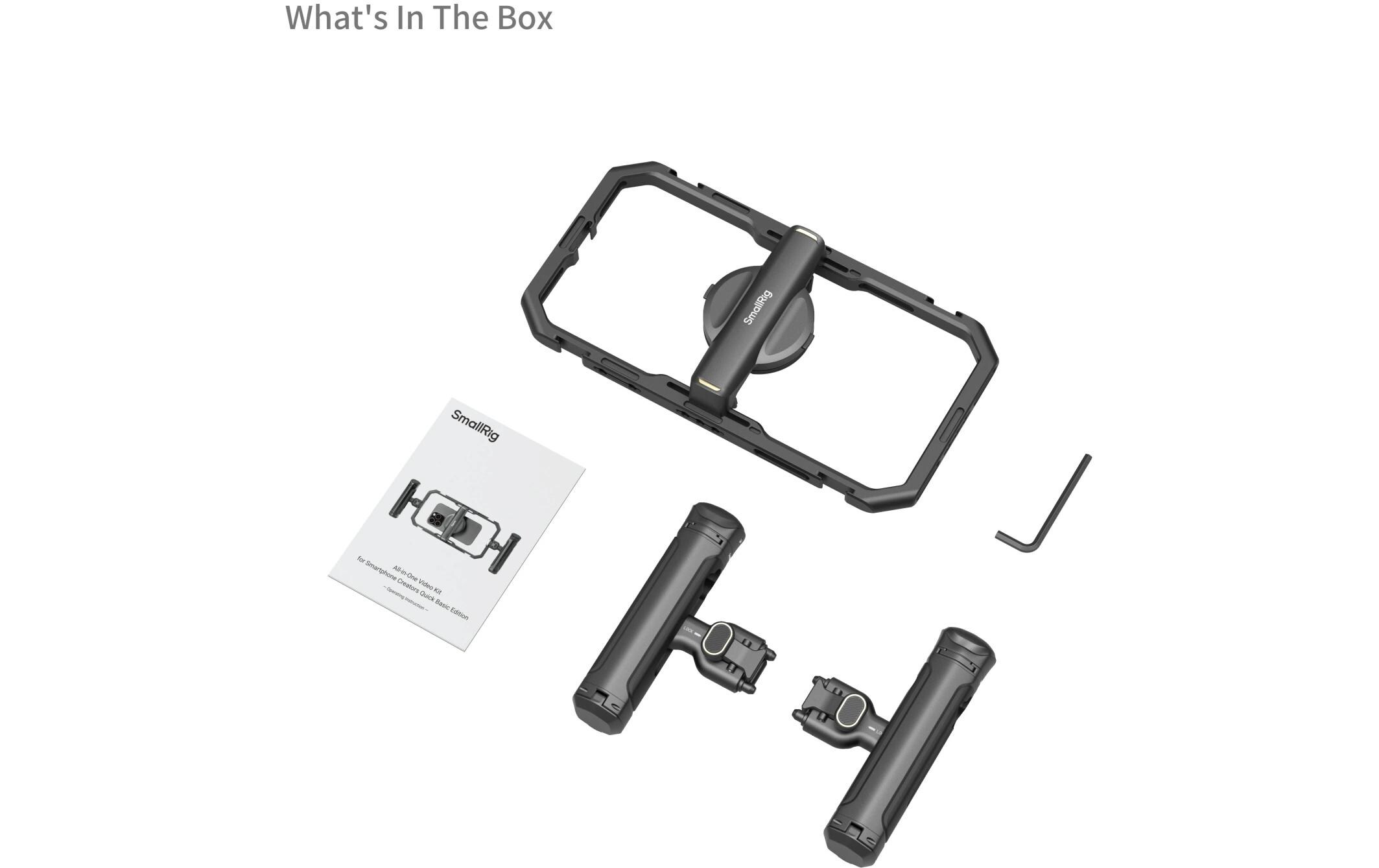 All-in-One-Videokit für Smartphone-Entwickler Basic Edition<br>Eine professionelle Lösung für Videoaufnahmen mit Mobiltelefonen