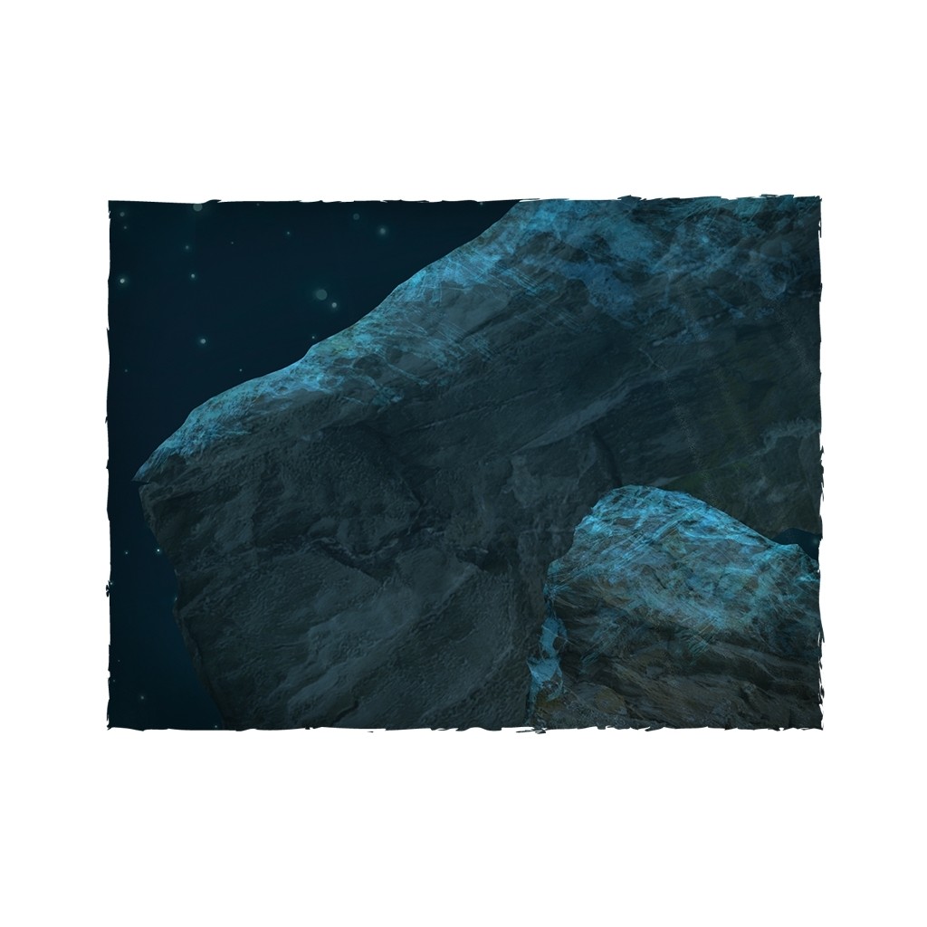 Terrain Mat PVC - Asteroid Field - 90x90