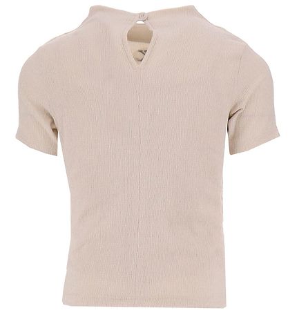 Calvin Klein Top - Light Crinkle Top - Whitecap Grey