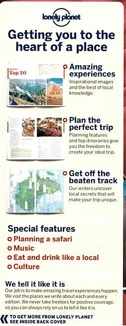LONELY PLANET - AFRICA EN ANGLAIS
