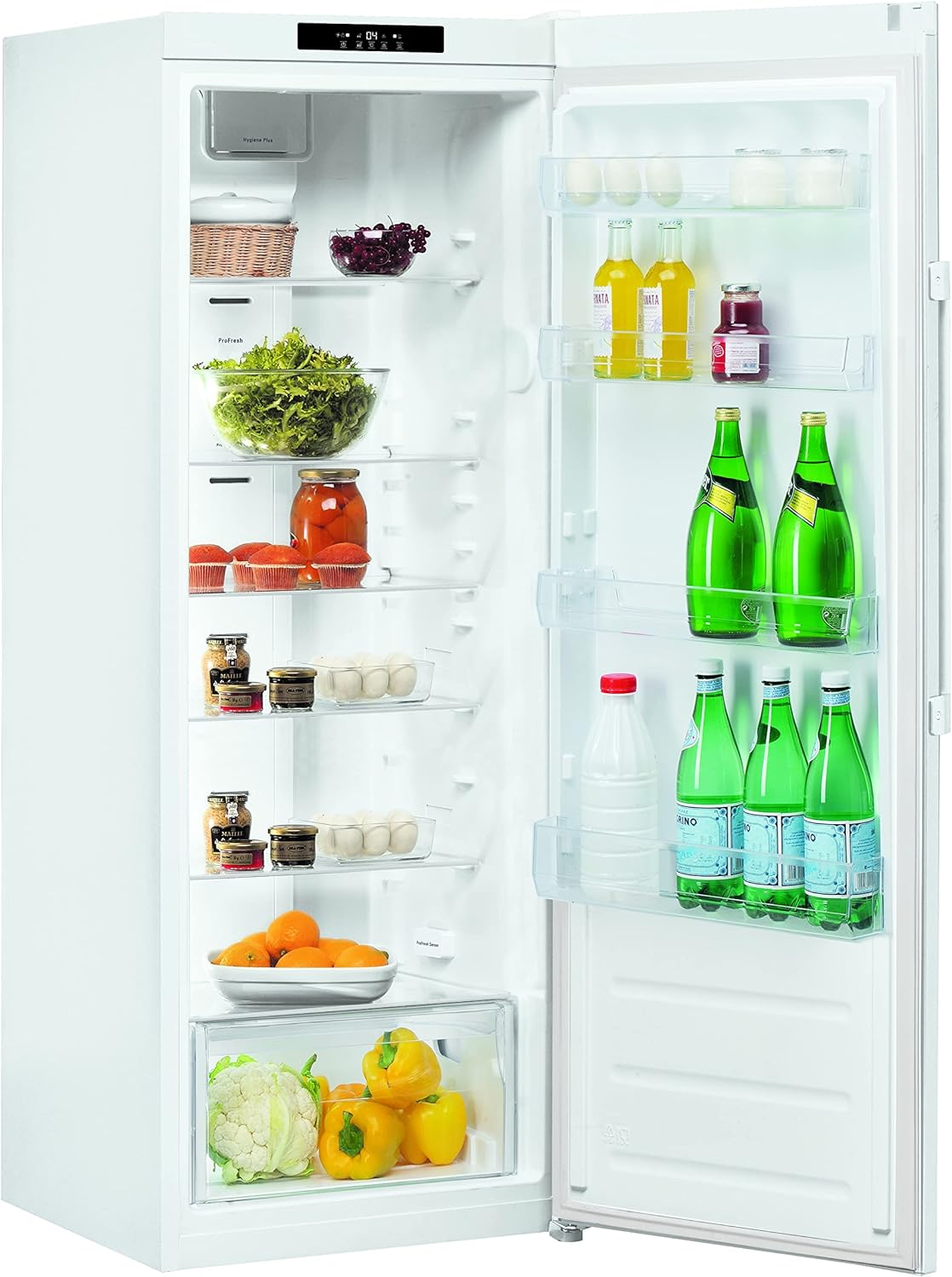 Bauknecht KR 17G4 WS 2 Kühlschrank/ 167 cm Höhe/ 318 Liter Gesamtnutzinhalt/ ProFresh/ Hygiene+ Filter/ Superkühlfunktion/ Umluftkühlung/ weiß