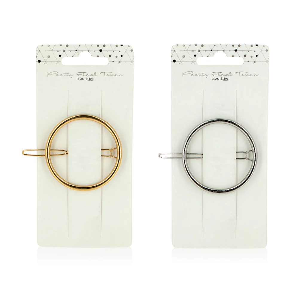Barrette à cheveux ronde