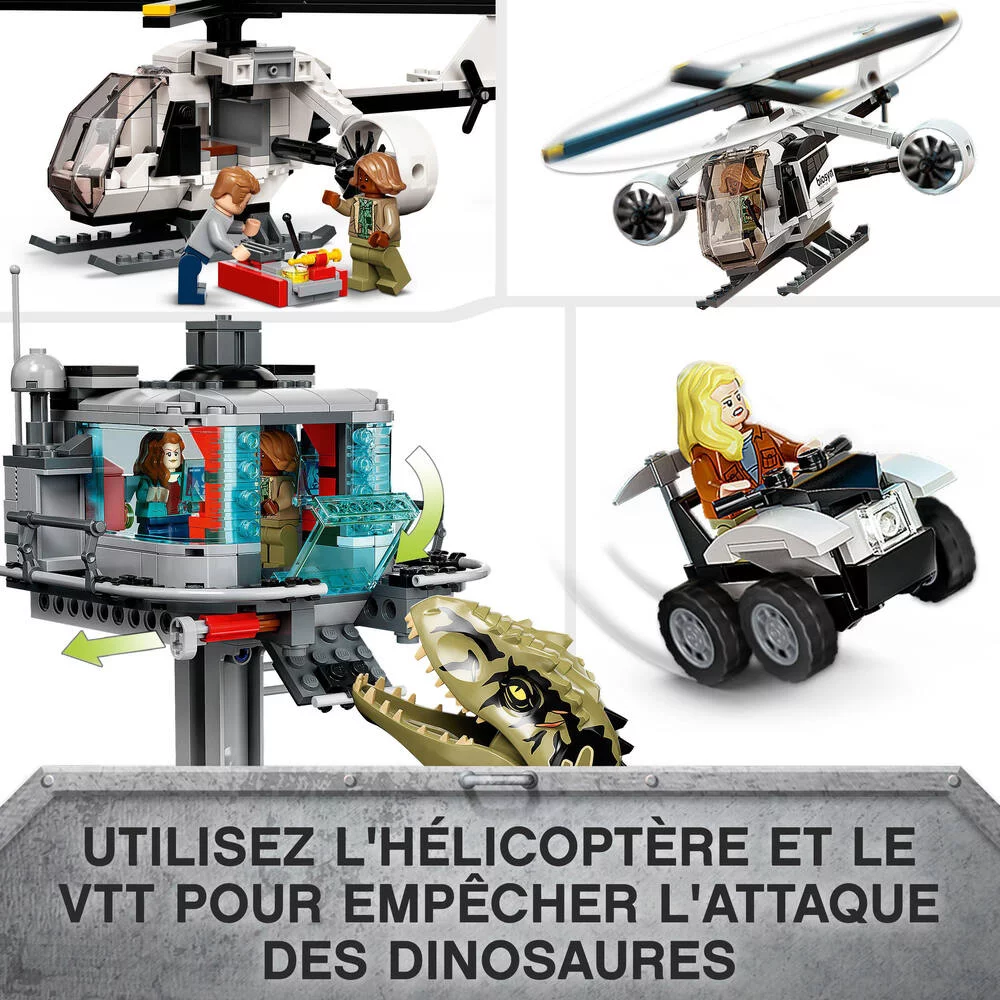 LEGO®JURASSIC WORLD™ 76949 - L'ATTAQUE DU GIGANOTOSAURUS ET DU THERIZINOSAURUS