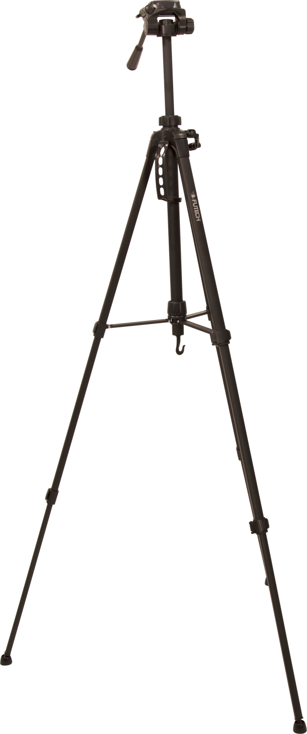 Futech 092.160 Statief Light Duty - verstelbaar - 50-160cm - Kantbare kop - 1/4