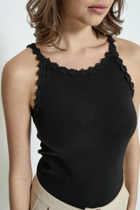 Peppercorn zwarte dames top