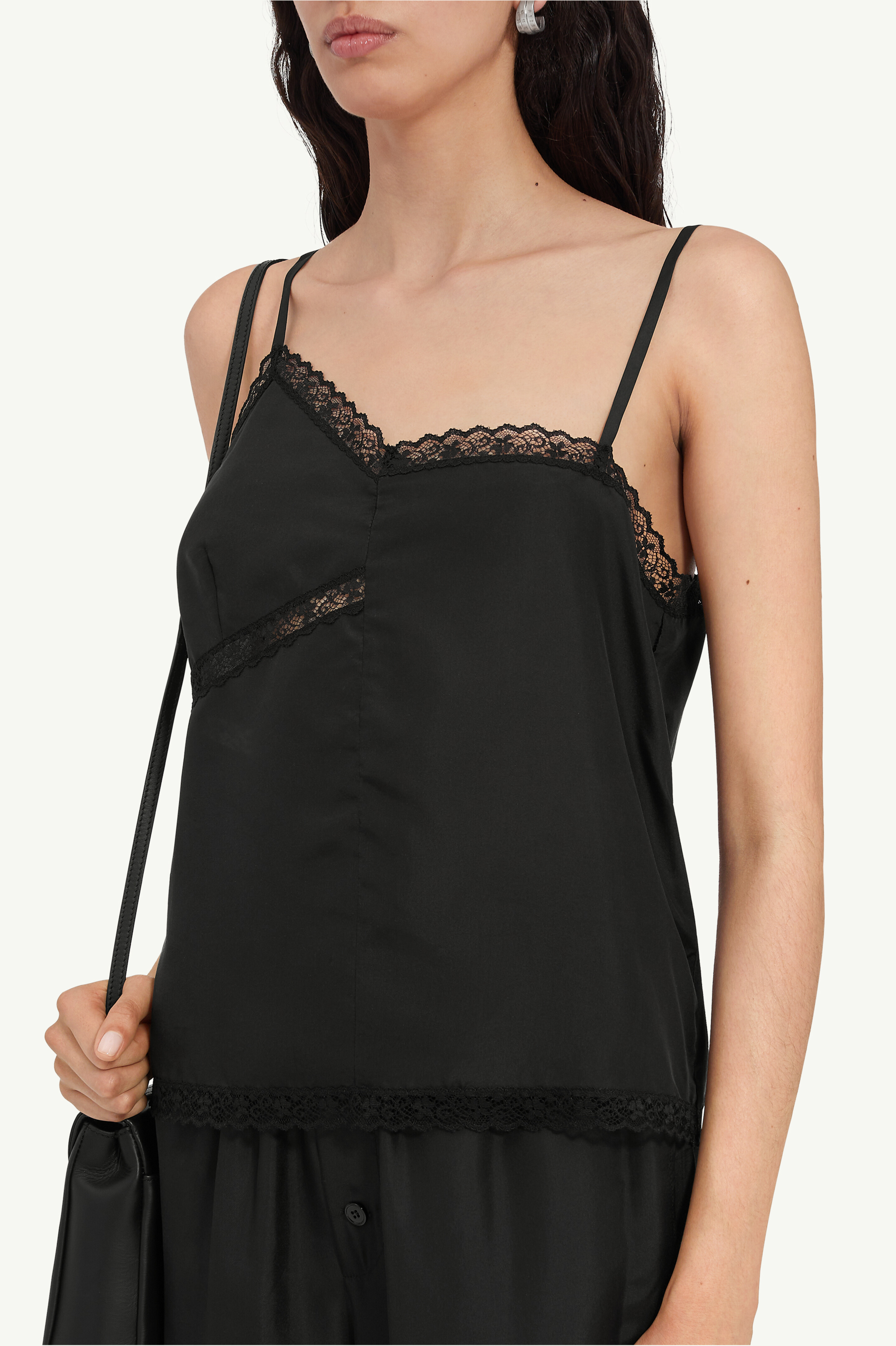 Top en soie Twist