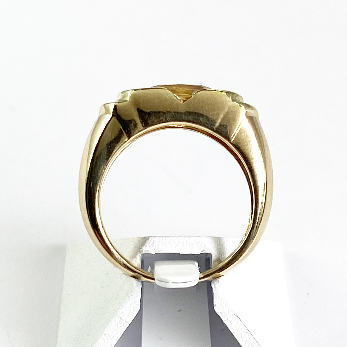 Bague d'occasion or 750 jaune citrine