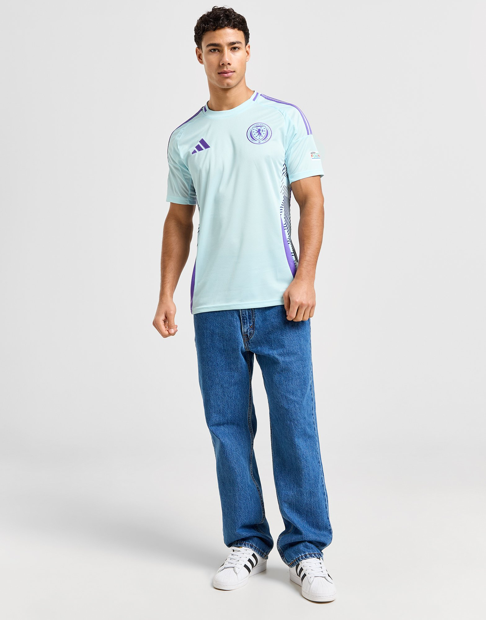 adidas Maillot Ecosse 2024/25 Euro Badge Match Extérieur Homme